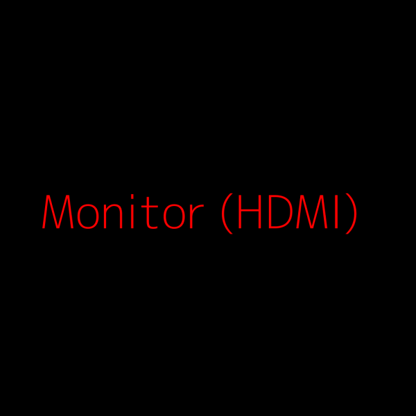 Monitor + HDMI-Kabel